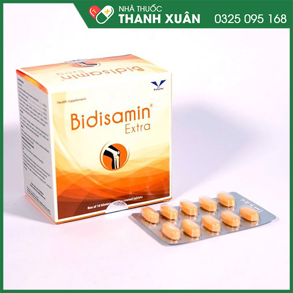 Bidisamin 250mg làm giảm triệu chứng thoái hóa khớp gối